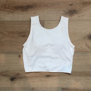 Lululemon Femme Force Crop Tank White 6